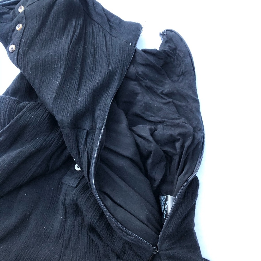 Silence + Noise Gauzy Button Front Halter Jumpsuit - image 6